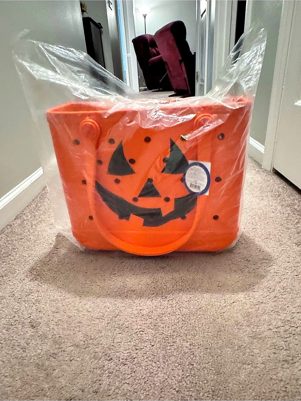 Baby Bogg Bag Bogg O' Lantern Halloween Jack o Lantern Orange 15 X 12.5 X 5
